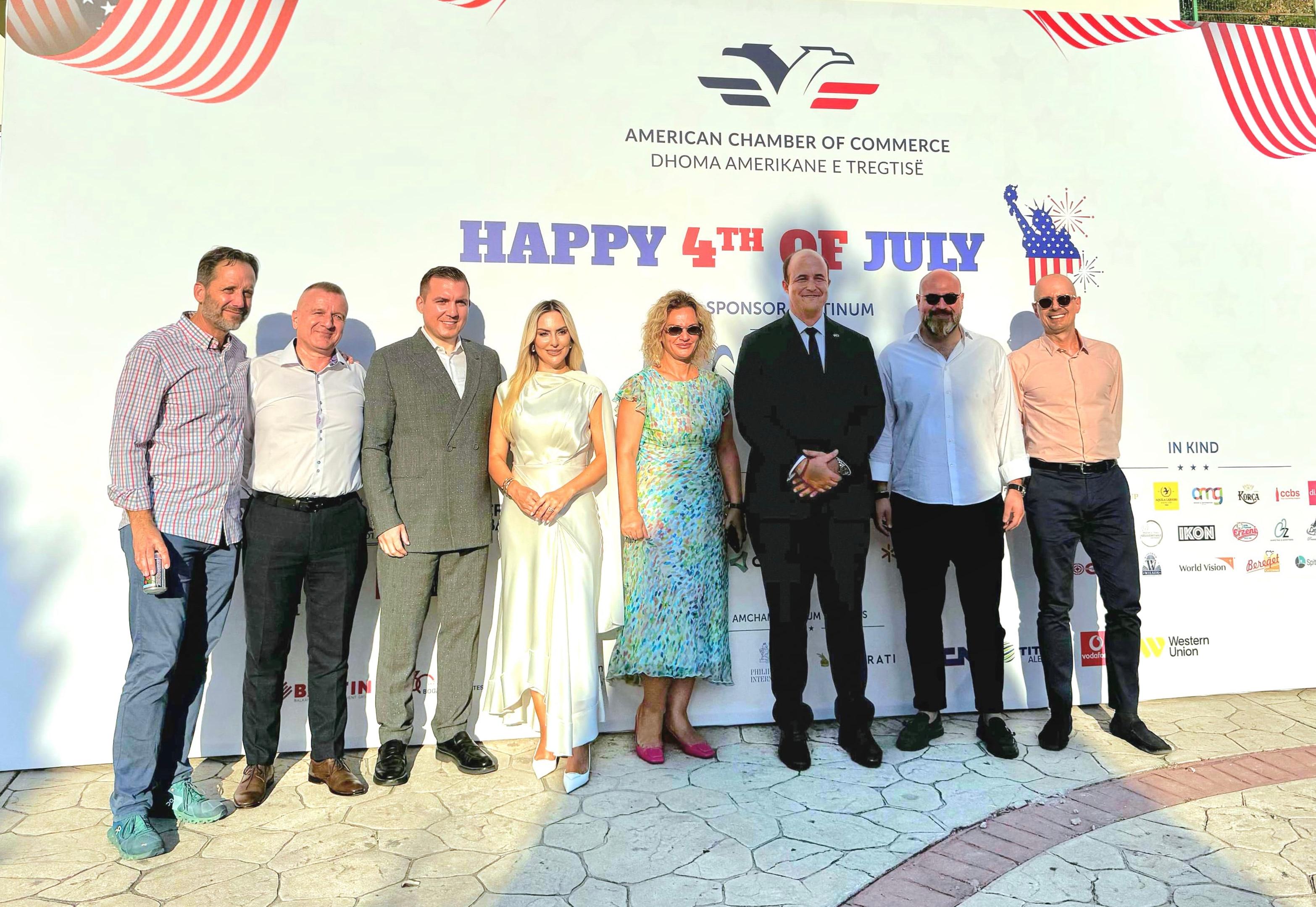 The CEO of PROMARKETING Albania participates in the festive reception on the occasion of the 4th of July, organized by the American Chamber of Commerce