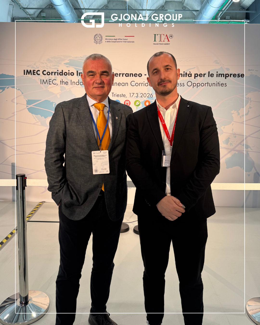 Gjonaj Group Holdings al Forum Internazionale IMEC a Trieste, Italia — photo 10