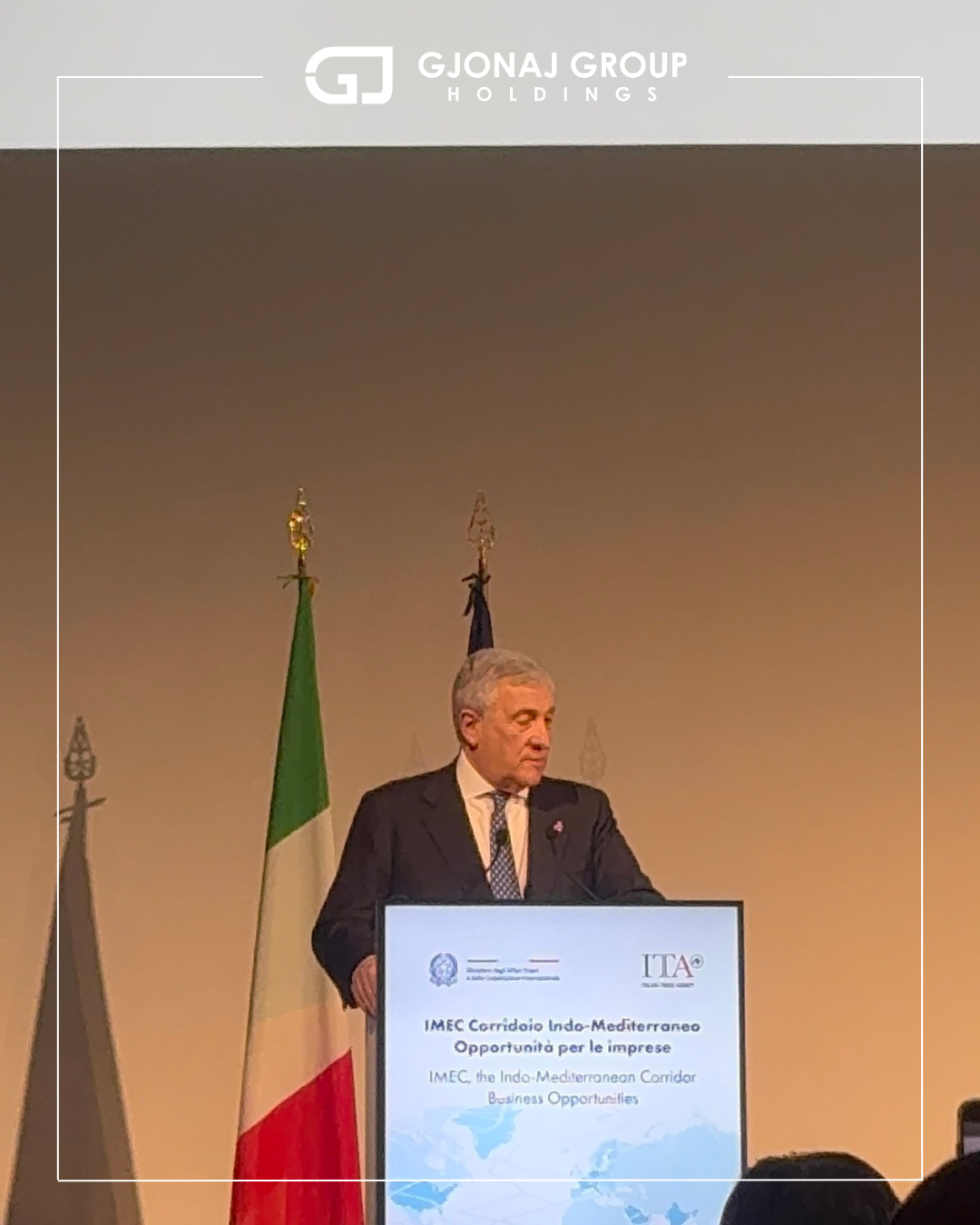 Gjonaj Group Holdings al Forum Internazionale IMEC a Trieste, Italia — photo 3