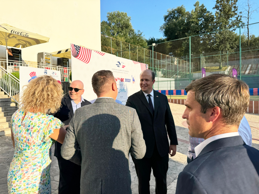 The CEO of PROMARKETING Albania participates in the festive reception on the occasion of the 4th of July, organized by the American Chamber of Commerce — photo 2