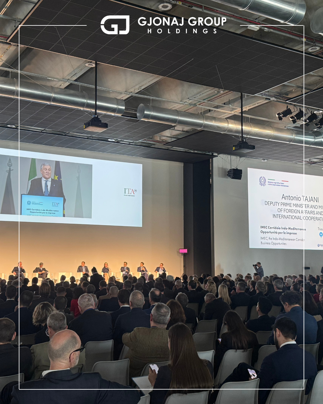 Gjonaj Group Holdings al Forum Internazionale IMEC a Trieste, Italia — photo 1