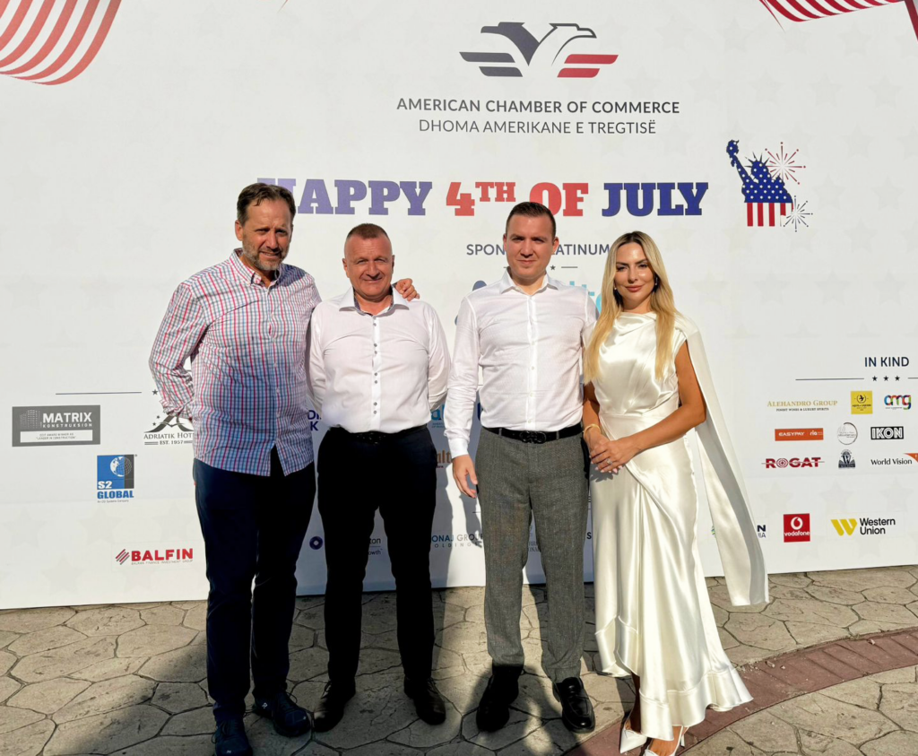 The CEO of PROMARKETING Albania participates in the festive reception on the occasion of the 4th of July, organized by the American Chamber of Commerce — photo 4